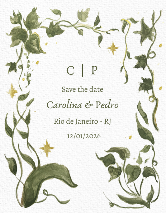 Botanical Starlight Template